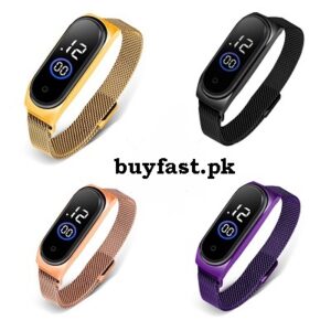 Led Women Waterproof Magnetic Watch Touch