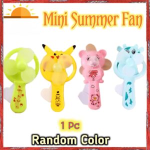 Portable Mini Sweet Hand Toy Fan Type For Summer Cooling