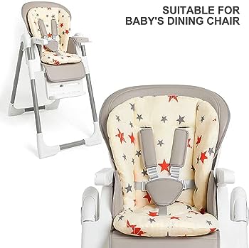 Baby Stroller Seat Pad High Chair Seat Cushion Liner Mat Cotton
