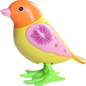 Cute Jumping Bird Wind up Flipping Clockwork Mechanical Key