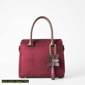 Floweret Bag Maroon (Suede)